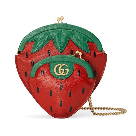 gucci cosmetic bag strawberry|gucci strawberry mini bag.